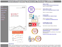 Tablet Screenshot of jestec.taylors.edu.my